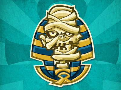Monster Mugs- The Mummy cartoon character design illustration monsters the mummy