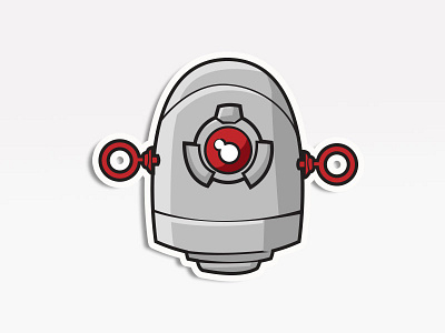 Evil Eye Bot avatars. icons emoji emoticon robot sticker vector
