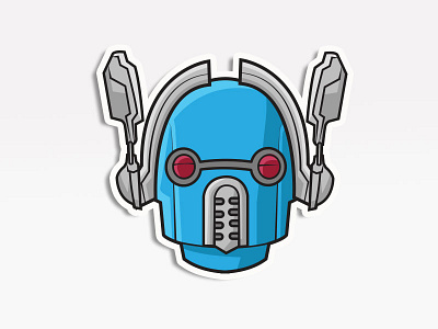 Bug Bot avatars. icons emoji emoticon robot sticker vector