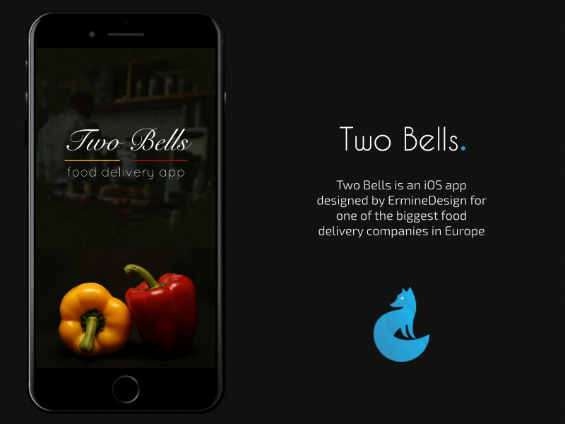 Two Bells app delivery erminedesign ios principle sketch