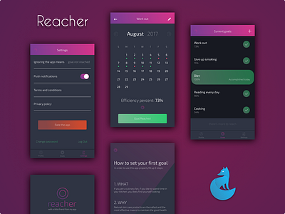 Reacher - More screens