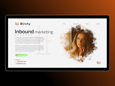Birchy development inbound it marketing sketch software uiux web