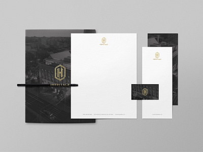 Heritage Stationery branding design logo print stationery