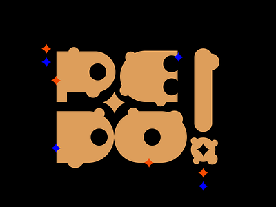 Pedo color ilustration letter lettering logodesign logotype p pedo problems shine type art type design