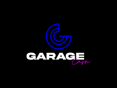 Gagare cash brand branding cars design garage icon logo logodesign neon type vector