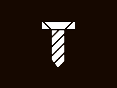 Terio blackandwhite brand branding design icon identidade visual identity ilustration isotype lettert logo logodesign tornillo typography vector