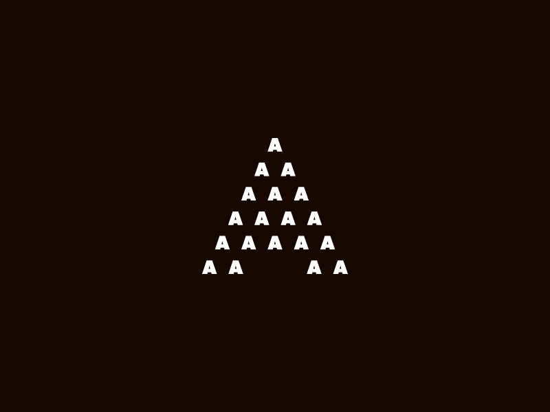 A19 lettera newyear 19 iso identity branding brand typography isotype logodesign logo design icon blackandwhite vector