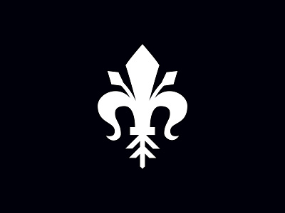 fleur de lis blackandwhite brand branding design fleur de lis flower icon identity ilustracion ilustration isotype logo logodesign nature vector