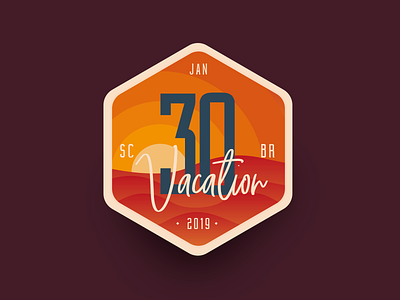 January Badge badge calendar january logo series vintage