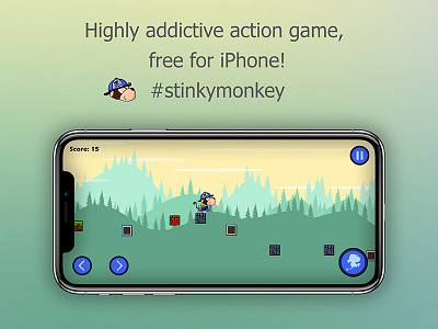 Stinky Monkey Mobile Game App 2d action action game app free download game mobile mobile game monkey stinkymonkey