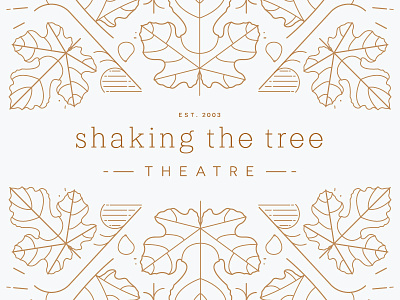 Theatre branding illustration logo logo-design pattern vector