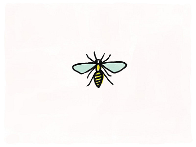 Bee digital illustration illustration texture water color