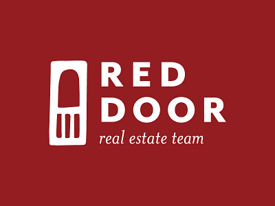Red Door Secondary Logo branding illustration logo logo design vector