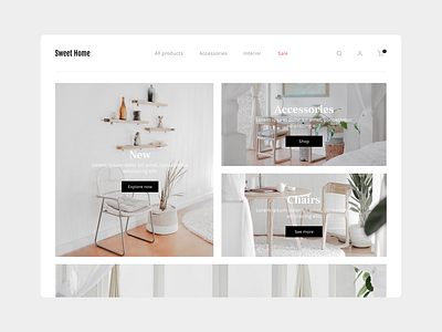 Sweet Home | e-commerce