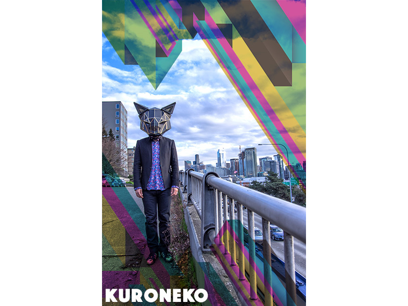 Kuroneko Promo Poster illustrator lightroom photoshop photography typography design graphic design