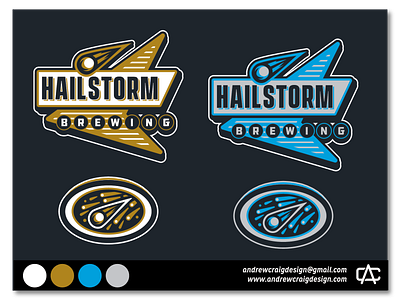 Hailstorm Brewing Rebranding