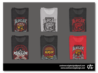 Burger Rebellion Tees