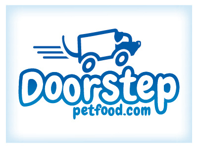 Doorstep Pet Food branding graphic design pet supplies icon illustration logo typography