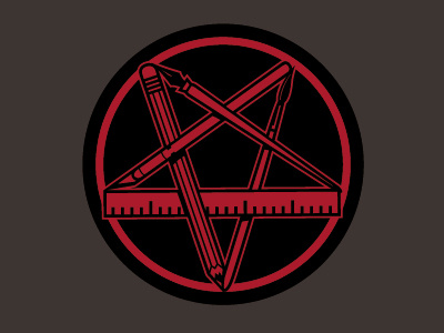 Practice Dark Arts art icon logo logo design brand pentagram vector