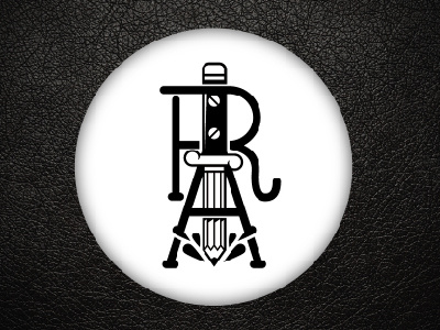 RedBeard Artworks branding graphic design logo logo design monogram monochrome personal branding brand