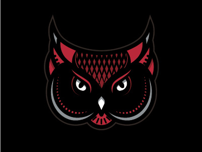 Red Owl animals brand branding graphic design icon illustration logo logo design owl