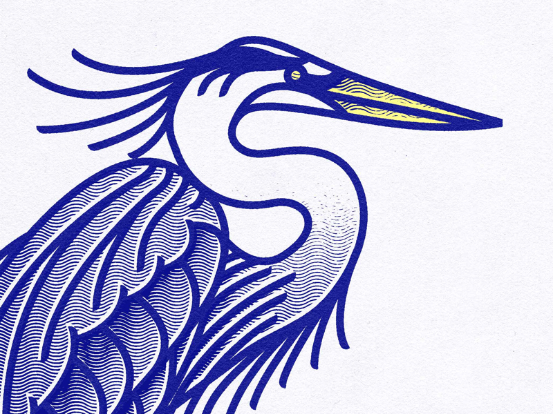 70 Heron Tattoo Designs For Men  Coastal Bird Ink Ideas