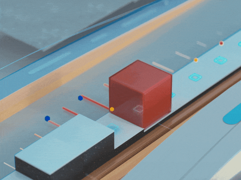 Cubeworld 3 adobe after effects aftereffects animation c4d design motion graphics octane octanerender
