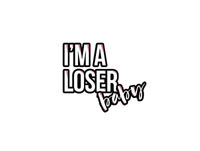 Loser baby illustration loser