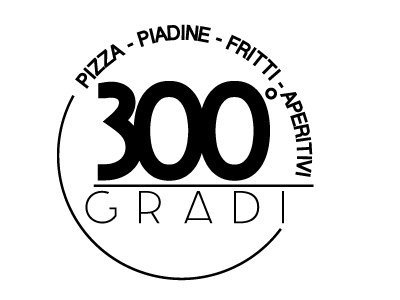 Logo 300 Gradi 300 aperitifs fried logo pizzeria