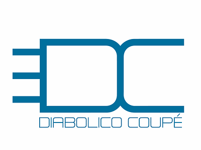 Logo for Diabolico Coupé, trip-hop group. logo music trip hop