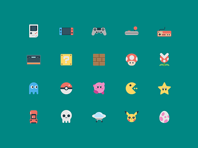 Game icon set