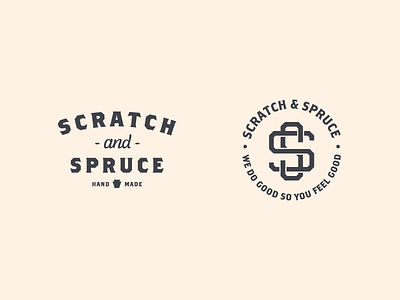 Scratch and Spruce Logos Part Deux branding branding design logomark logos monogram type typography vector