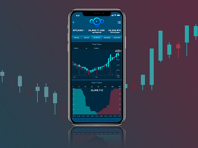 CryptoCurrency Exchange App UI app bitcoin crypto cryptocurrency currency exchange iphone x mobile ui zohar lindenbaum