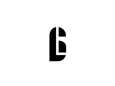 L + i + 6 black and white clean minimal monogram simple