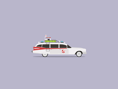Ghostbusters car ecto 1 film ghost ghostbusters illustration movie past vehicle whels