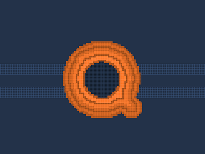 36 Days of Type Pixel Q