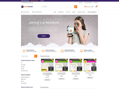 E-Commerce Shop for Playful Education