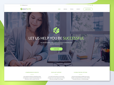 Kapsity Website (Updated) logo design responsive design web design web development