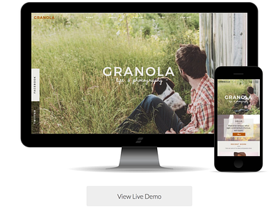 Featured Website Template | Showit 5 branding design showit web website