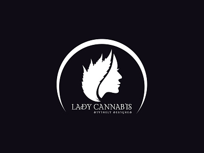 Lady Cannabis Logo beauty branding cannabis company corporate girl icon identity logo logotype spa symbol