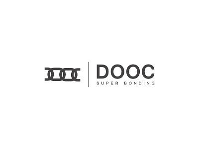 Dooc | Super Bonding Logo bonding branding clean company design identity lettering logo logodesigner mark type vector