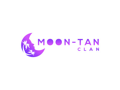 Moon-Tan Clan beauty branding clan cosmetics design identity illustration island logo moon salon vector