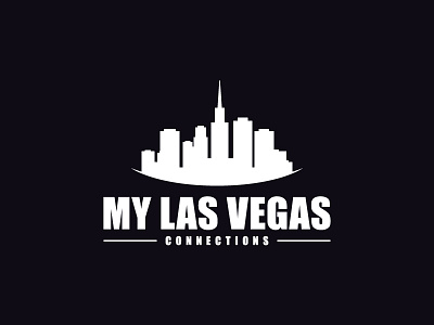 My Las Vegas Logo Design branding building design estate house identity illustration las logo real vector vegas