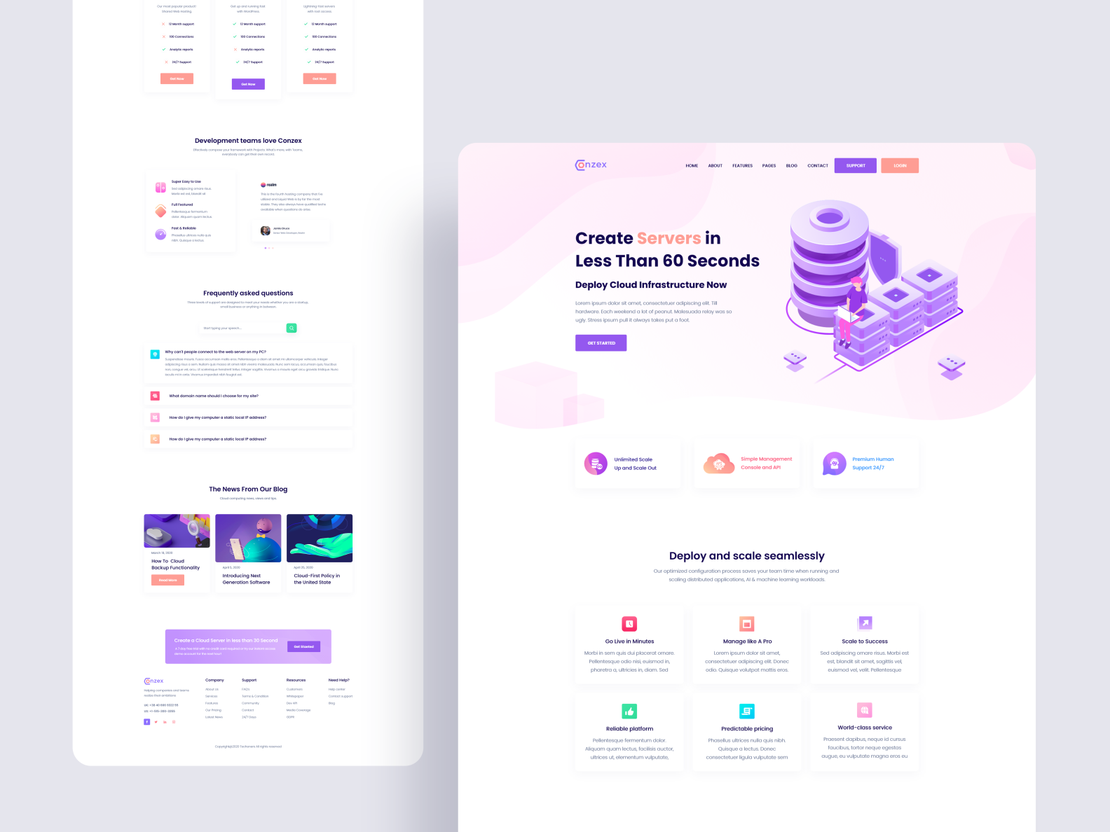 Conzex cloud by Mustafa Hussain on Dribbble