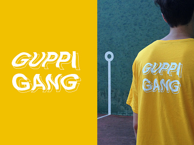 T-shirt for Guppi Gang clothing design logo minimal product design t shirt typography
