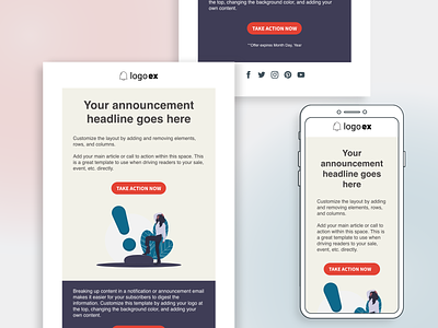 Notification - Email Template email email design email marketing email template responsive responsive email