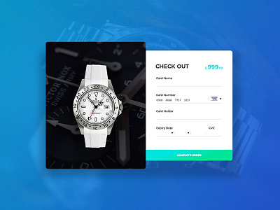 Daily UI - Check Out 002 checkout dailyui dribbble form ui ux