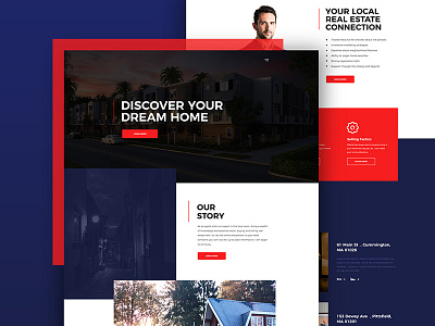 Daily UI - Landing Page 003 dailyui dribbble home page landing page ui ux