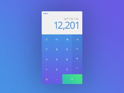 Daily UI - Calculator 004