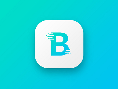 Daily UI - App Icon 005 app icon b blue clean daily ui gradient
